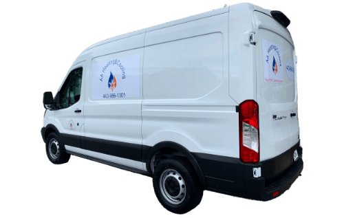 AA Heating & Cooling Service Truck